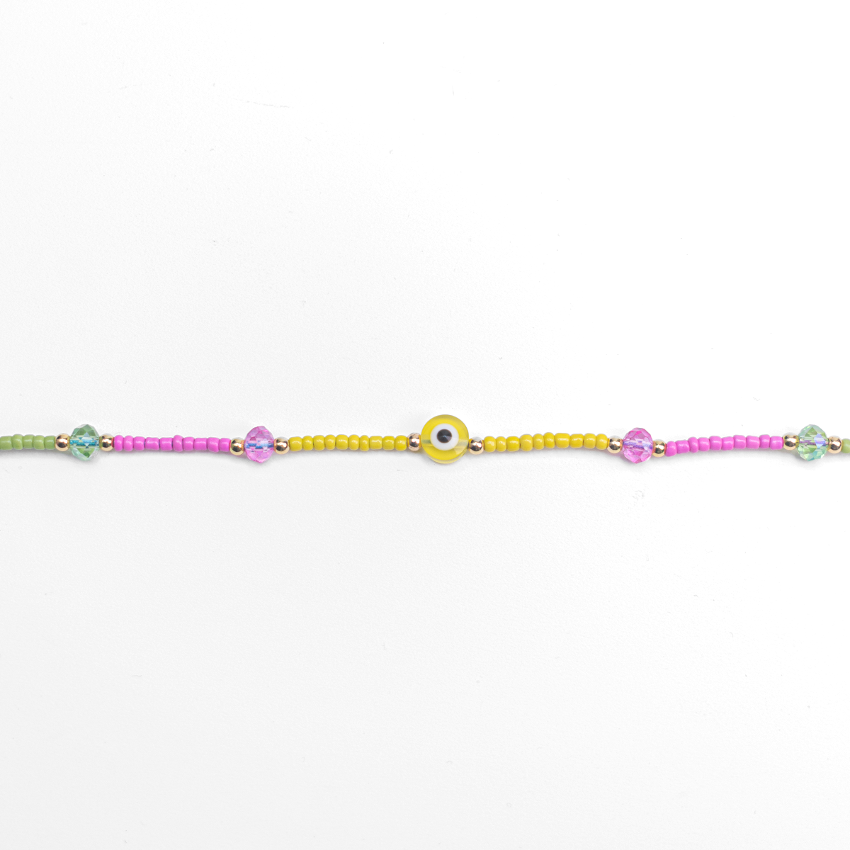 Multicolored Crystal Choker