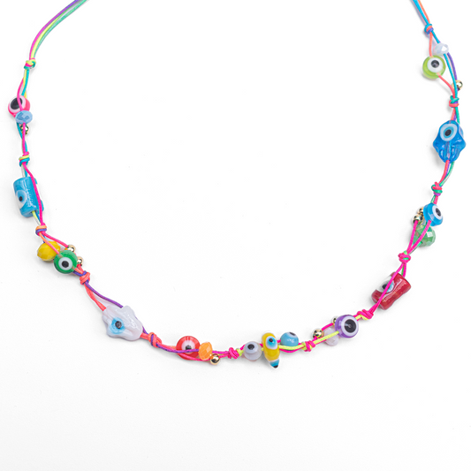 Neon Eye Necklace