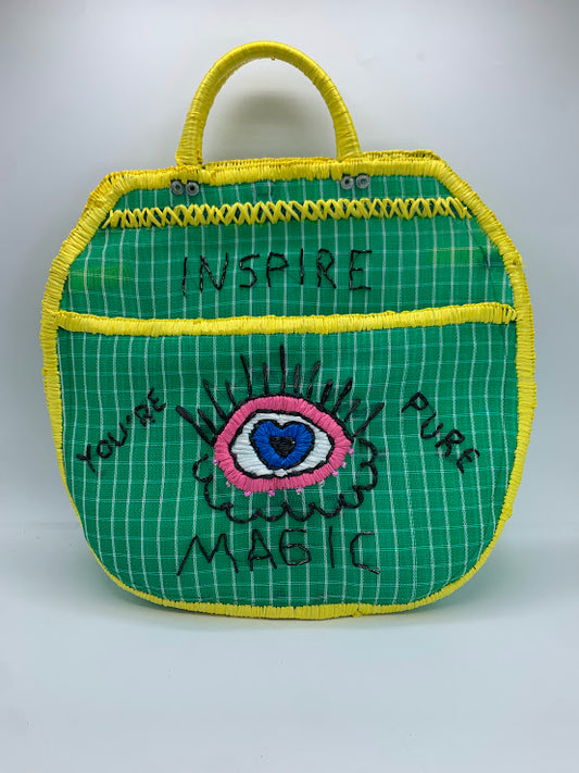 Mercado bag magic embroidered handbag