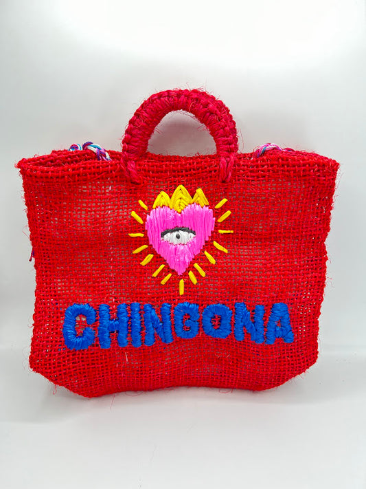 Chingona Henequen Embroidered Bag