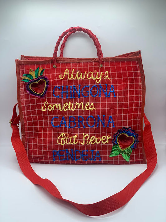 Always Chingona Mexican Market Bag