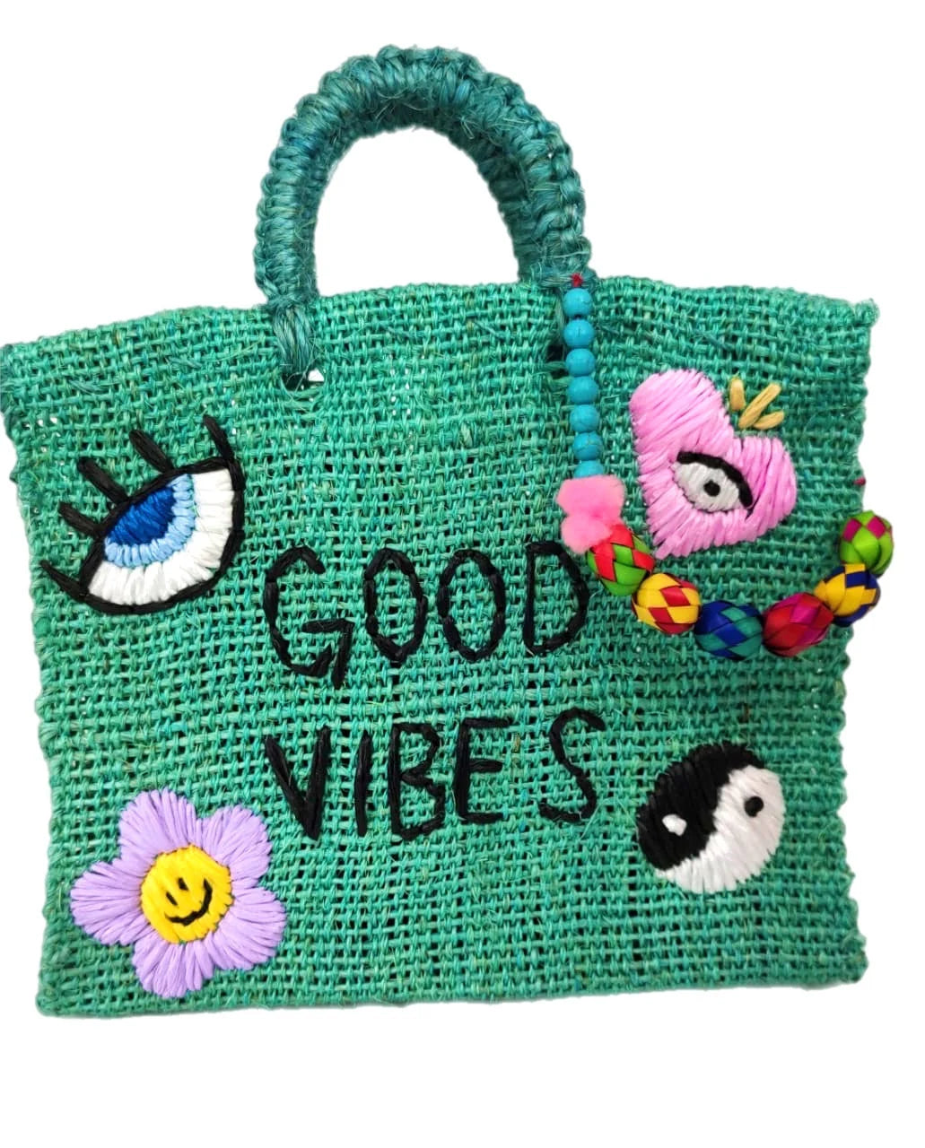 Ying Yan Good Vibes Henequen HandBag